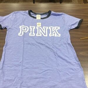 Victoria’s Secret PINK Lavender Short sleeved t-shirt size S/P new with tags